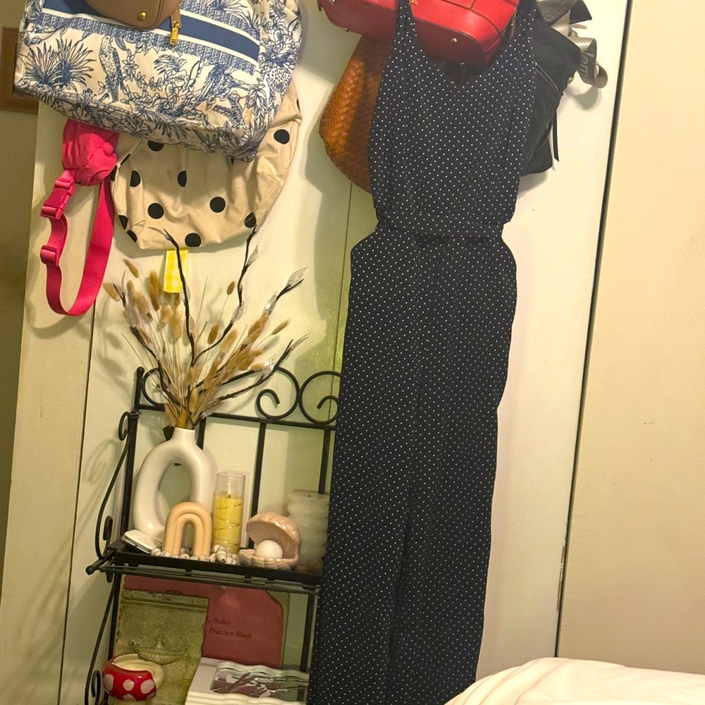 Size 2 Classy Boutique polka dot jumpsuit!